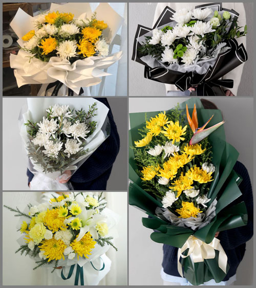 广东梅州市梅江区城北镇玉水村白事花束代送